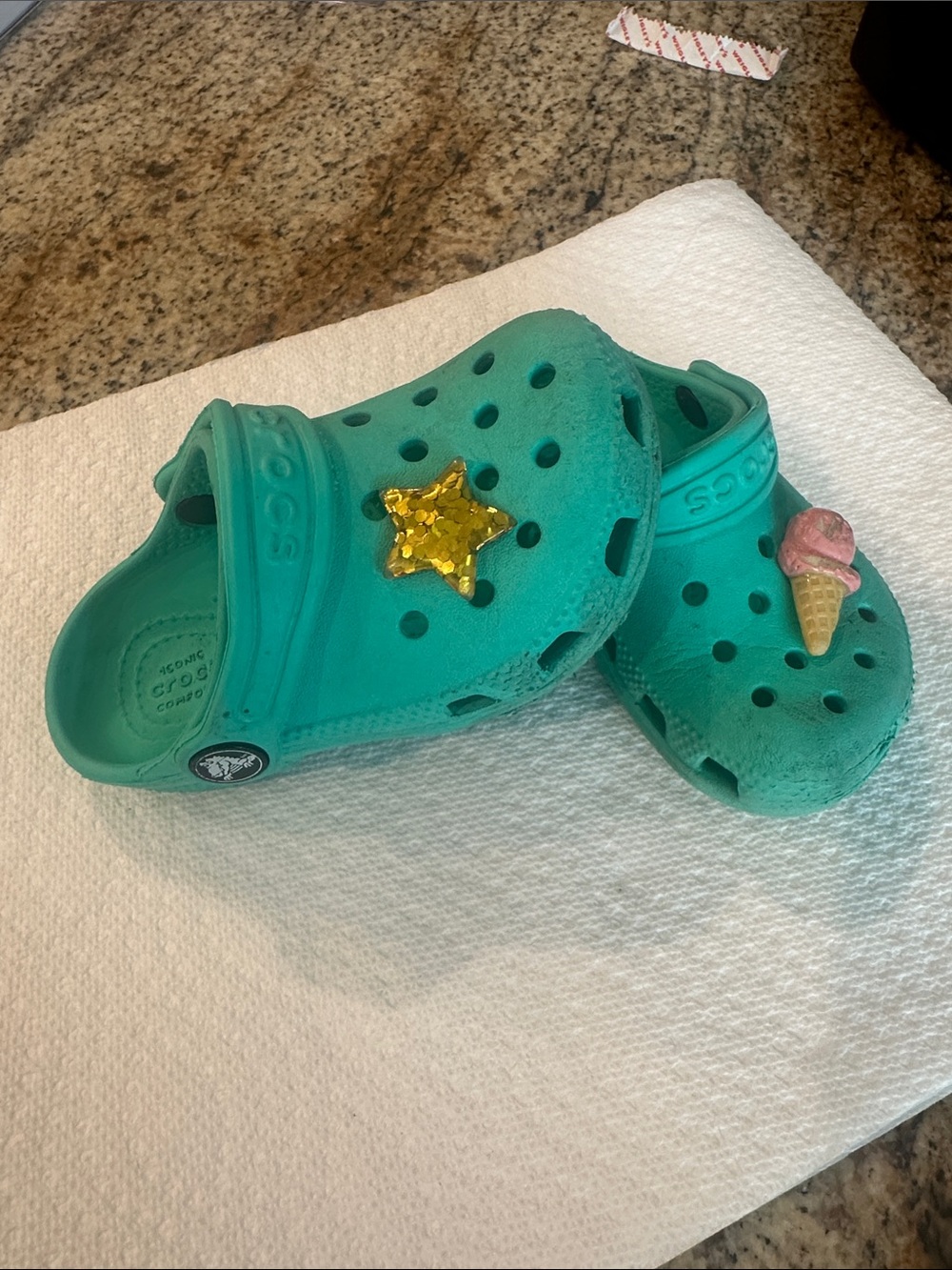 Crocs size 7 toddler girl